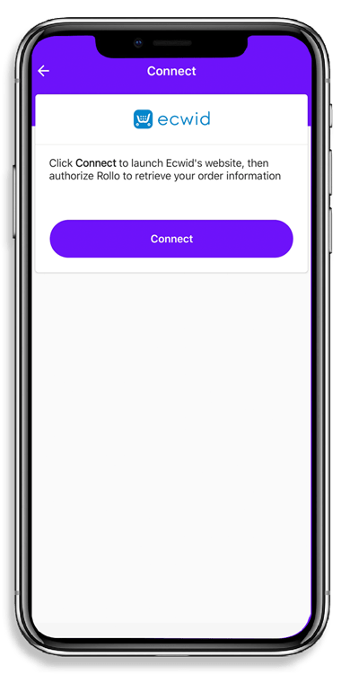 Ecwid 5 Link Your Ecwid website to the Rollo Ship App