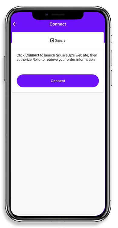 Square 5 Connect Your Square website to the Rollo App
