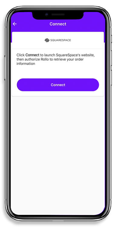 Squarespace 5 Link Squarespace to Rollo App