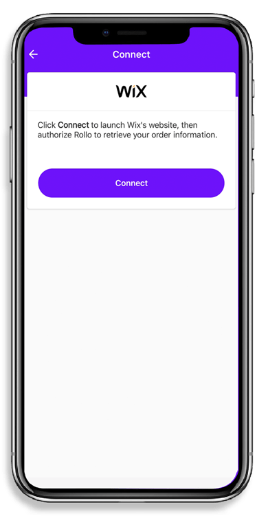 Wix 5 Link Your Wix Store to the Rollo Ship App
