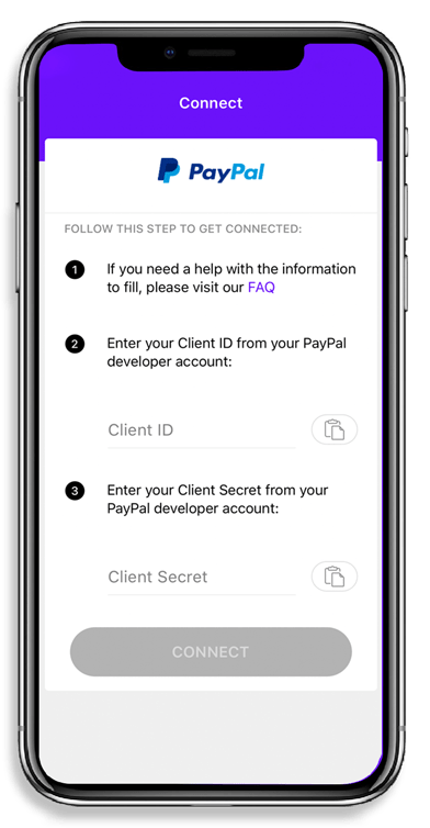 PayPal 5 Link PayPal to the Rollo Ship App
