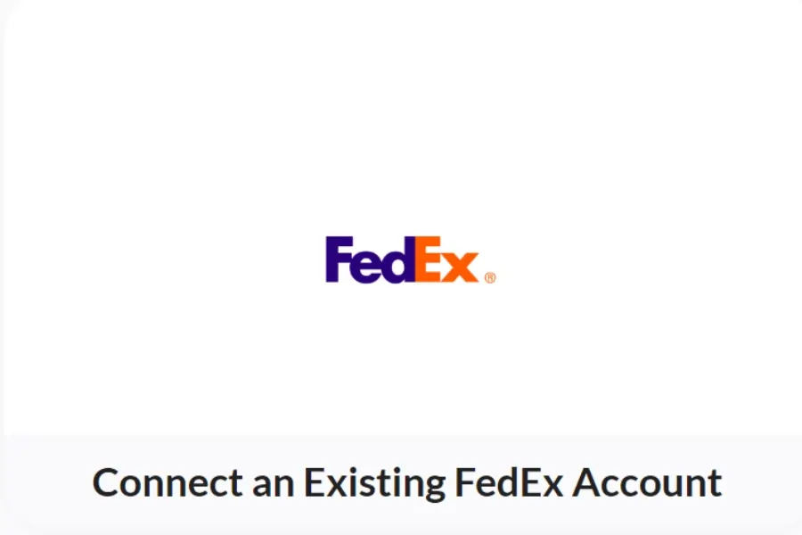 Easily Print Your FedEx Shipping Label with Rollo 1 connect an existing FedEx Account webp min 1