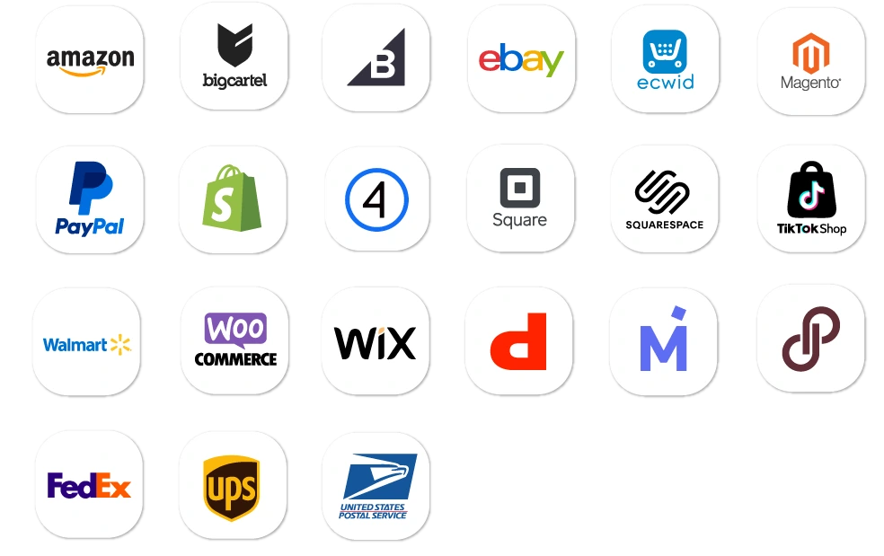 Depop 8 Rollo shipping label printer integrations