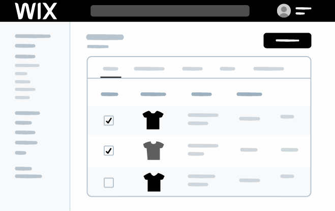 Wix 7 Wix store dashboard
