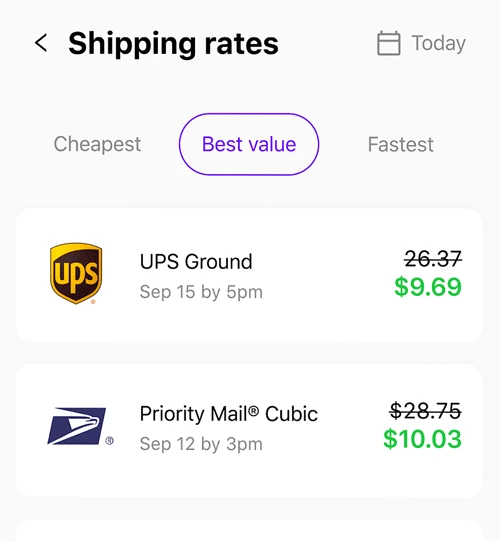 Ship 6 shipping discounts with Rollo Ship